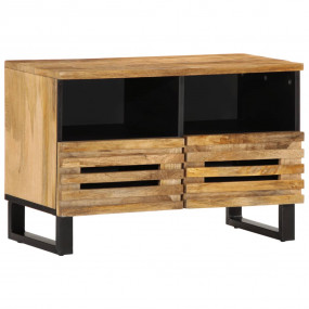 TV Cabinet Rough Mango Solid Rough Mango Wood Medium TV...