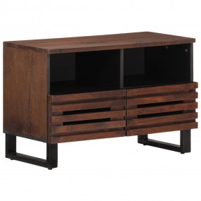 TV Cabinet Brown Solid mango wood Medium Storage TV Cab...