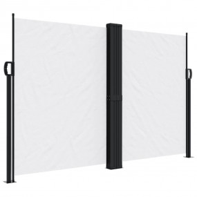 Retractable Side Awning White Polyester with PU coating...