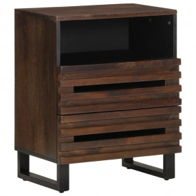 Bedside Cabinet Bleached Mango Solid mango wood