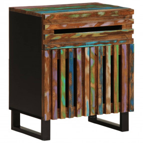 Nightstand Reclaimed wood finish Solid acacia wood Smal...