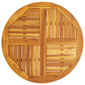 Table Top Natural Wood Solid Acacia Wood Durable Table ...