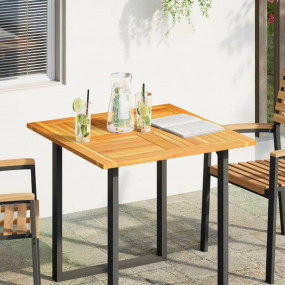 Table Top Natural Wood Solid Acacia wood 31.5 x 31.5 in...