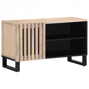 TV Cabinet Bleached mango wood Solid mango wood 31.5x13...