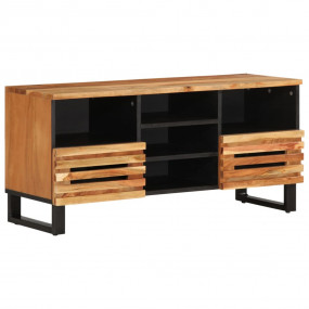 TV Cabinet Brown Solid acacia wood Medium TV Cabinet