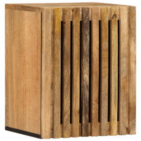 Bathroom Wall Cabinet Brown Solid mango wood Medium