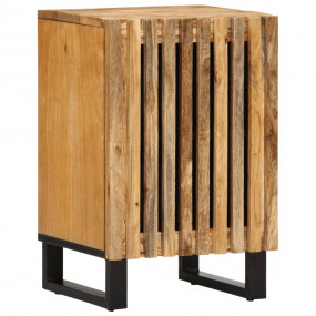 Bathroom Cabinet Brown Solid rough mango wood 14.9x13.4...