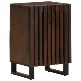 Bathroom Cabinet Brown Solid mango wood, iron Small