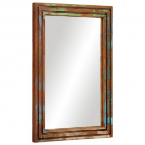 Bathroom Mirror Acacia wood with reclaimed finish