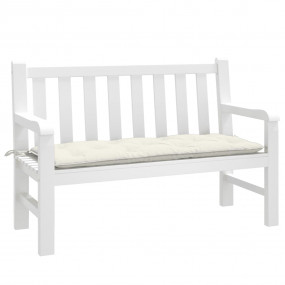 Garden Bench Cushion Melange cream 100% polyester 47.2 ...