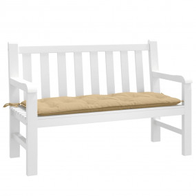 Garden Bench Cushion Melange beige 100% polyester