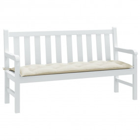 Garden Bench Cushion Melange cream 100% polyester
