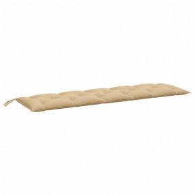 Garden Bench Cushion Melange Beige 100% Polyester