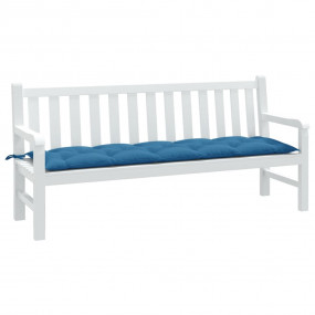 Garden Bench Cushion Melange blue 100% polyester