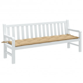 Garden Bench Cushion Melange beige 100% polyester 79 x ...