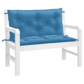 Garden Bench Cushion Melange blue 100% polyester 39.4 x...