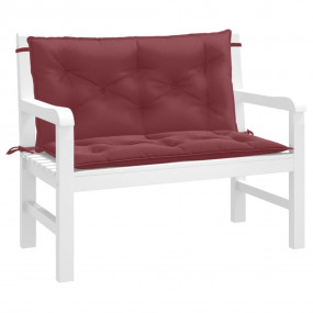 Garden Bench Cushion Melange Wine Red 100% Polyester