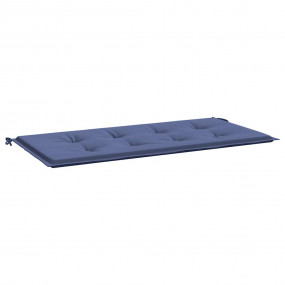 Garden Bench Cushion Navy Blue Oxford Fabric (100% Poly...