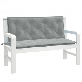Garden Bench Cushion Melange light grey 100% polyester