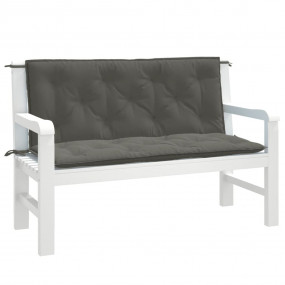Garden Bench Cushion Melange dark grey Fabric (100% pol...