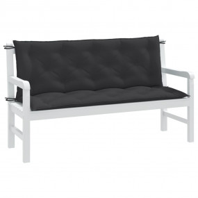 Garden Bench Cushion Melange anthracite 100% polyester