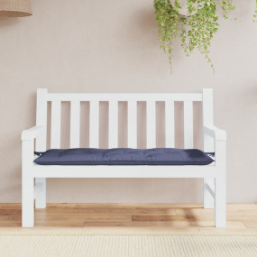 Garden Bench Cushion Navy blue Oxford fabric (100% poly...