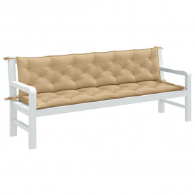 Garden Bench Cushion Melange beige 100% polyester