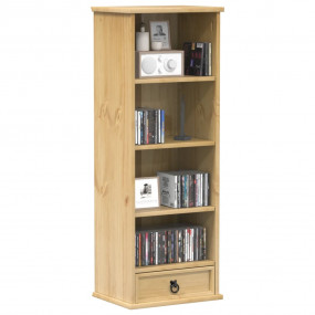 CD Cabinet Honey Solid pine wood, engineered wood, meta...