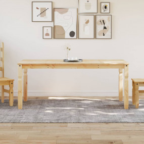 Dining Table Honey Solid pine wood Large Durable Dining...