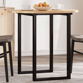 Table Top Natural Acacia Solid acacia wood 31.5 in diam...