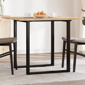 Table Top Natural Solid acacia wood 35.4 in x 35.4 in D...