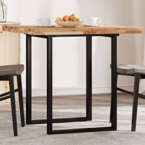 Table Top Natural Wood Solid Acacia Wood 31.5 x 31.5 in...