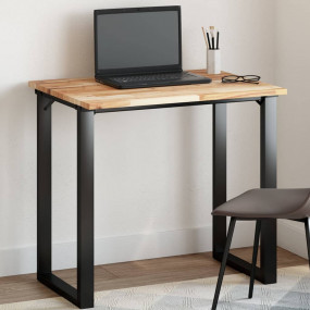 Table Top Natural wood Solid Acacia wood 39.4 x 23.6 x ...