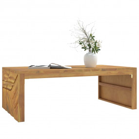 Coffee Table Teak Solid teak wood Medium Durable Coffee...