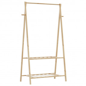 Clothes Rack Bamboo Bamboo with a varnished finish Medi...