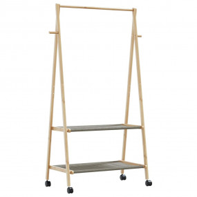 Clothes Rack Bamboo Medium Foldable Bamboo Clothes Rack