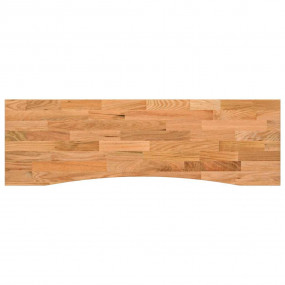 Desk Top Light brown Solid oak wood 63 x 19.7 x 1 in Du...