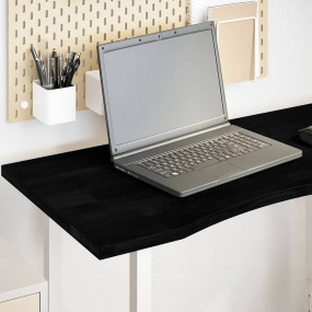 Desk Top Dark brown Solid oak wood Medium Durable Desk ...
