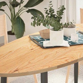 Table Top Oak Solid oak wood Large Durable Table Top Ov...