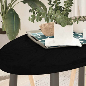 Table Top Dark brown Solid oak wood Medium Durable