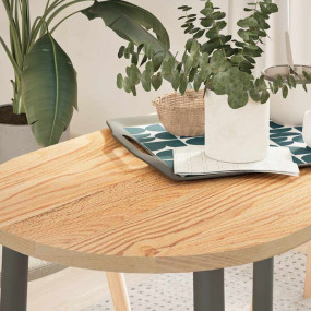 Table Top Oak Solid oak wood 39.4x19.7x0.8 in Durable T...