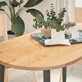 Table Top Oak Solid Oak Wood Medium Durable Coffee Tabl...
