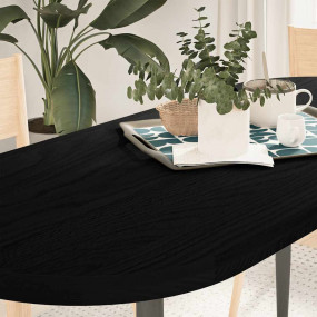Table Top Dark brown Solid oak wood 55.1 x 23.6 in Dura...