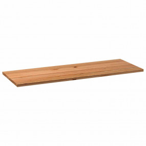 Table Top Light Brown Solid Oak Wood Large Decorative I...