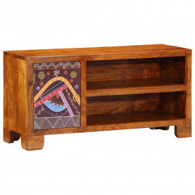 TV Cabinet Multicolor Solid Acacia wood, Engineered woo...