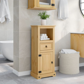 Bathroom Cabinet Honey Solid Pine Wood Bathroom Cabinet