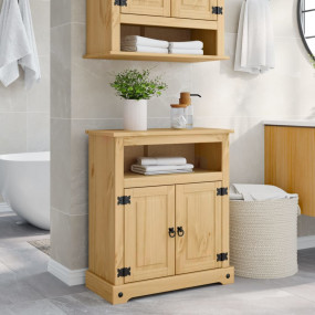 Bathroom Cabinet Honey wax finish