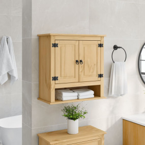 Bathroom Wall Cabinet Honey wax finish