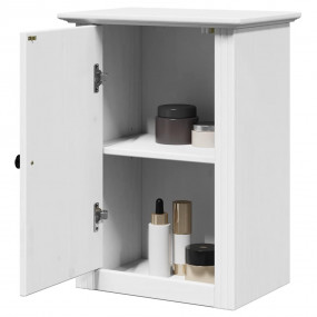 Bathroom Wall Cabinet White Solid pinewood, engineered ...