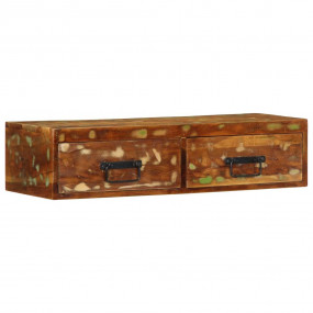 Wall-mounted TV Cabinet Multi-Color Solid reclaimed woo...